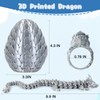 3D Printed Dragon Egg, Easter Eggs with Dragon Inside,Pearlescent for