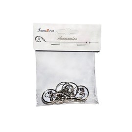 Fabulouz 2pc New Shape 12 Edge Sided Shopping Trolley Token £1 Coin Pound Coin Trolley Token Shopping Cart trolley coin Key Ring Clasp Supermarket trolly Locker Gym Keyring coins Gift (Cat Design)