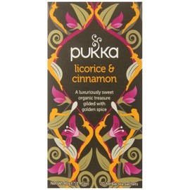 Pukka Organic Teas, Licorice And Cinnamon, 20 Count (Pack Of 6)
