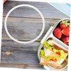 Bento Accessories Replacement Rubber Lid Seals Leakproof Design Silicone Food