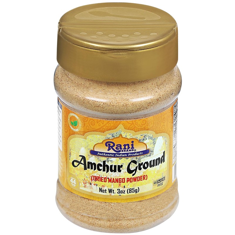Rani Amchur (Mango) Ground Powder Spice 3oz (85g) PET Jar