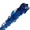 Navy Blue Rock Candy Sugar Sticks - Blueberry Flavored -
