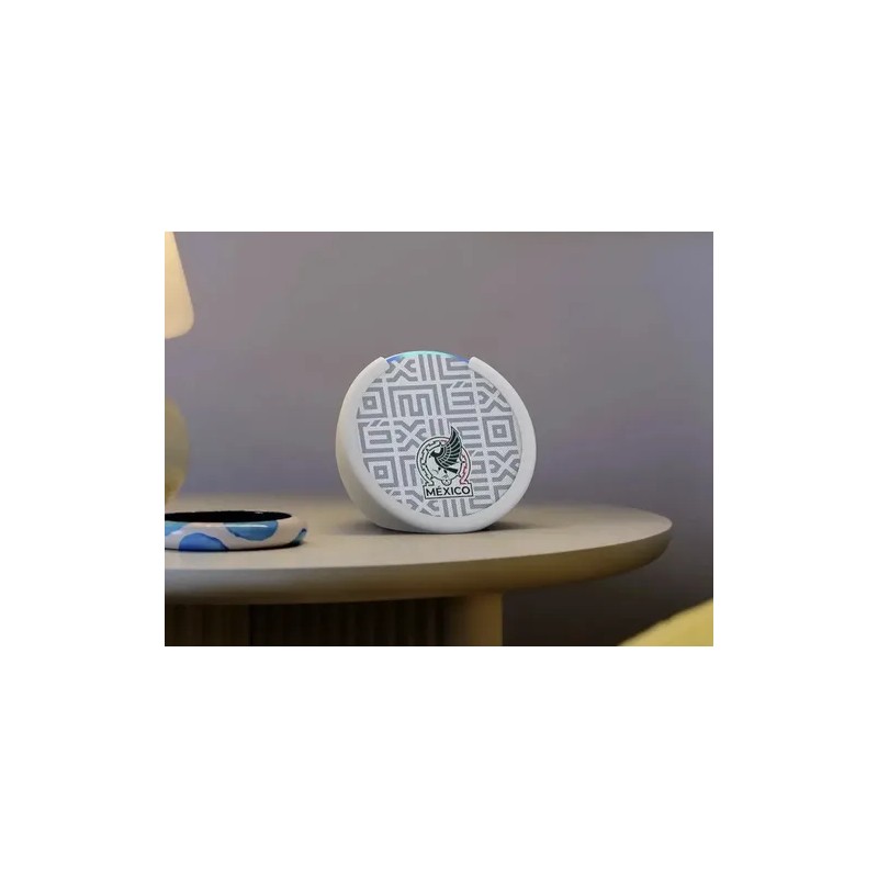 Bocina Inteligente Alexa Echo Pop Edición Mundial 2026 en Blanco
