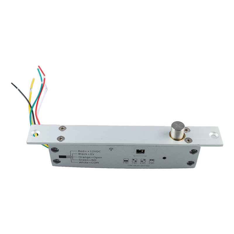 DC 12V 5 Lines Electric Bolt Lock Narrow Deadbolt Drop