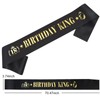 Semato 18th Birthday King Crown and Sash Set for Men