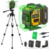 Alloyman Laser Level with Tripod,Alloyman 4x360° Self Leveling Laser Level,Green