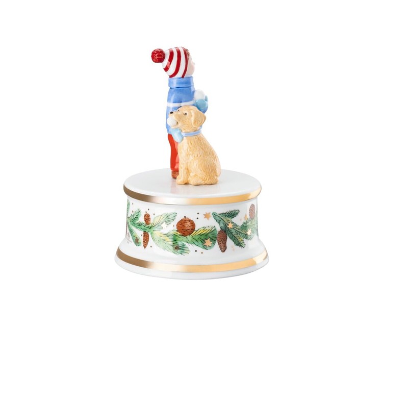 Hutschenreuther Christmas Collection 2025 Christmas Games Music Box Small Height