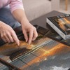 Beach Sunset Puzzles for Adults 1000 Pieces, 3D Window Art