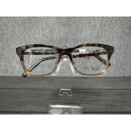 Flower Lucy Eyeglasses Frame 6010 200 Women's Brown Tortoise Full Rim 52-15-140