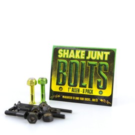 Shake Junt Allen Bag-O-Bolts Green / Yellow Skateboard Hardware Set - 1"