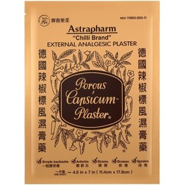 Astrapharm Chilli Brand Porous Capsicum Plaster 24 patches.
