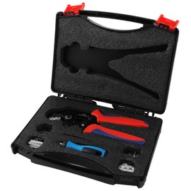 LOPYXBR 7-Piece Crimping Tool Set, Crimping Tool Set, Wire End Ferrule Pliers for Insulated and Uninsulated Cable Connectors, Heat Shrink Tubes, Wire End Ferrules