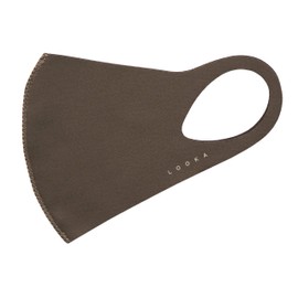 LOOKA | Protective Fashion Air Mask | Washable and Reusable | Comfortable | Logo Brown (Small Medium)