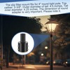 DoubleFill 2 Pcs Slip Fitter Light Pole Tenon Adapter for