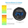 MICTUNING MIC-VM-Blue Voltmeter (DC 12V LED Digital Display Waterproof for