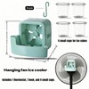 Portable Fan Cooling Attachment - No-Drill Ice Box Fan Cooler