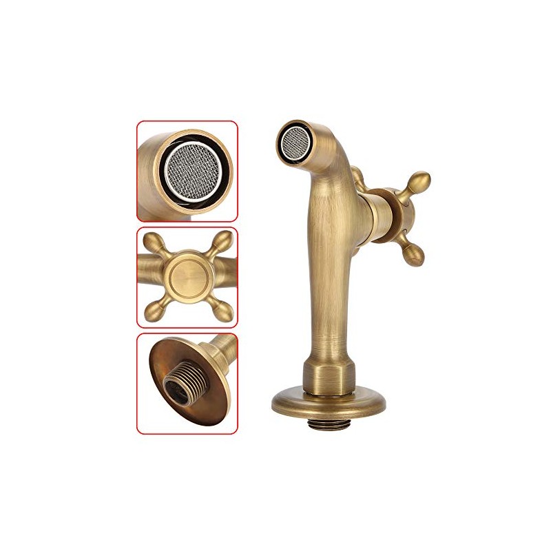 Water Faucet Long Faucet Antique Brass Single Cold Water Tap