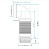 Viva 90° Angle Slinky-FIT Flexible WC Pan Connector 300Mm -