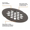 VHI 4 ¼” Snap-In Shower Drain Grate - Oil Rubbed