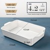 Casserole Dishes for Oven 9x13,2 Pack Ceramic Baking Dish Large