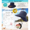TOP-EX XL/XXL Sun Hats Women UPF 50+ Cotton Summer Hats