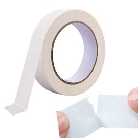 Künstlerband Weißes, 50 m x 25mm Malerband, abnehmbares Papierband für Zeichnungen, Kunst, Aquarellmalerei, Leinwandrahmen für einfache Abdeck- und Malerarbeiten