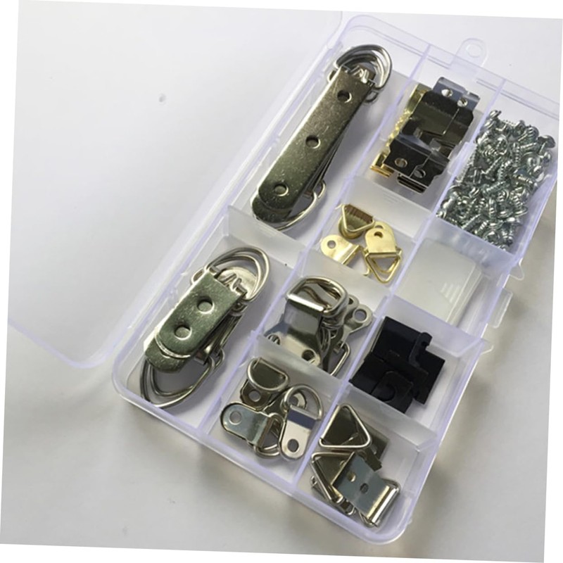 Operitacx 96Pcs Picture Frame Hanging Hooks Kit Photo Hanger with