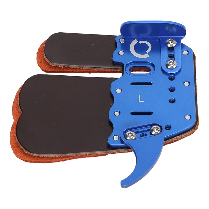 Rustic Leather Archery Finger Tab Right Hand Archery Finger Guard