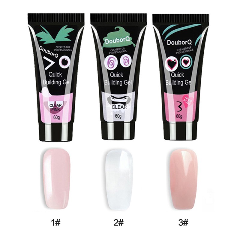 60ml Nail Glue Quick Building Gel Crystal Jelly Gel Nail