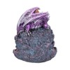 Nemesis Now Crystalline Protector Purple Dragon Geode Backflow Incense Burner