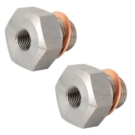 2 PCS Stainless Steel Oil Pressure Sensor Adapter for GM LS Series Engines LS1 LSX LS3 5.3L 6.0L 6.2L M16 1.5