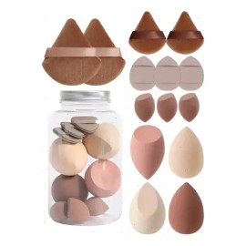 14 Huevos De Maquillaje De Esponja De Color Zong (con Caja)