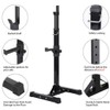 Yaheetech 2PCS Adjustable 44-70 Inch Squat Rack Portable Utility Home