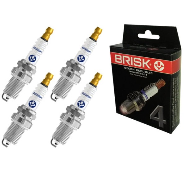 BRISK Extra DOX15LE-1 1501 Spark Plugs (Pack of 4)
