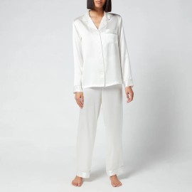 ESPA Freya Silk Pyjamas - Pearl White