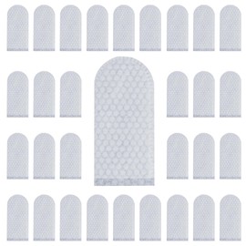 100 PCS Cotton Finger Cots, Finger Covers Protection for Finger Tips, Breathable, Sweat Resistant, and Wear-Resistant, Perfect for Work, Nails Cleaning, and Injured Fingers (White)