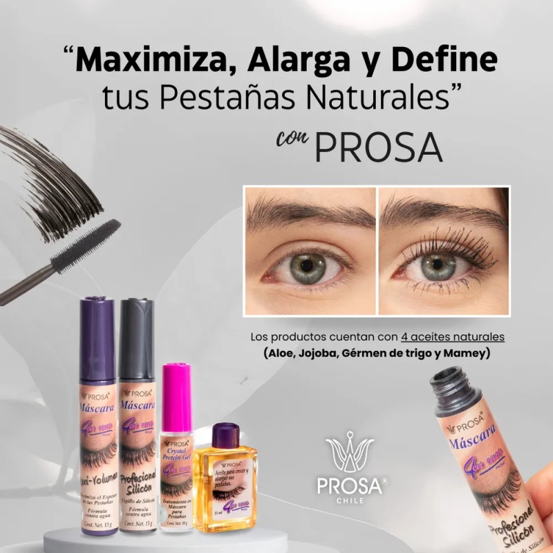 Rimel De Pestañas Prosa Clásica 14g Color Café
