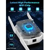 WiFi 6 Extender, 2.4Gb/s WiFi Extenders Signal Booster for Home,