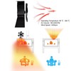 6 Blade Stove Eco Fan Black High Temperature Resistant Self