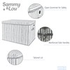 Sammy & Lou Collapsible Felt Soft Toy Box Toy Chest