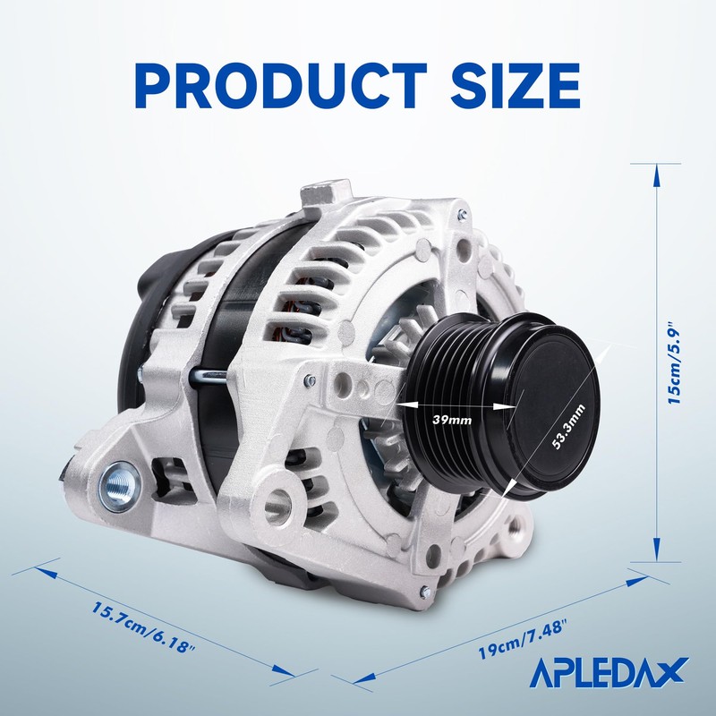 APLEDAX High Output Alternator For/TOYOTA/Camry 2012-2015 for/RAV4 2009-2012 For/Scion Tc