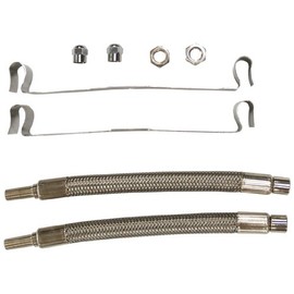 Wheel Masters 8009 Stainless Steel Hand Hole Mount - 2 Hose Kit for 16"- 19.5" Inner Dual Wheels
