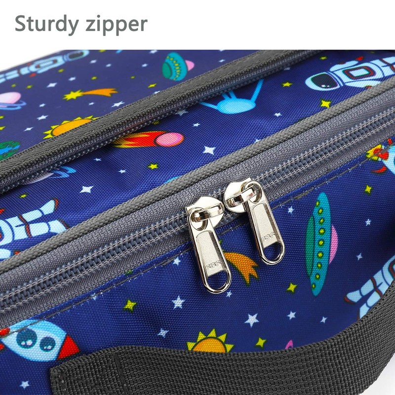 FlowFly Kids Lunch box Insulated Soft Bag Mini Cooler Back