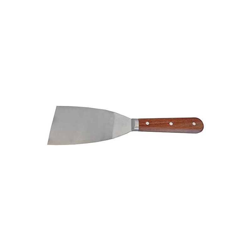 Haromac paint scraper 60 mm, rust-proof stainless steel with rosewood