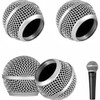 4 PCS Replacement Grilles for Shure Wired and Wireless SM58,