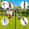 FEED GARDEN [Upgrade Version 92 Inch Three Shepherd Hooks for