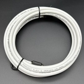 PPC Perfect Flex 6 Series 18 AWG Coaxial Cable 12FT - White