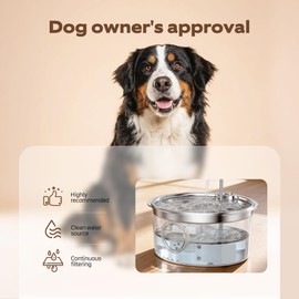 GROOKPET Pet Fountain Filter Replacement: 12 Dog Water Fountain Filters - 3 Months Set of Replacement Filter for GROOKPET Dog Water Fountains for Large Dogs - Contains 6 Filters + 6 Sponges