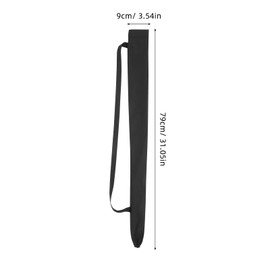 PRETYZOOM 2Pcs Umbrella Cover Umbrella Cover Umbrella Cover Umbrella Bag Bracelet for Women Storage Bags Bag Umbrella Holder Fold, Black, 79x9cm