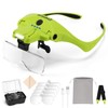 Dilzekui Magnifying Glasses with Light for Close Work, 1X to